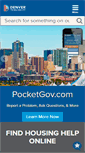 Mobile Screenshot of denvergov.org